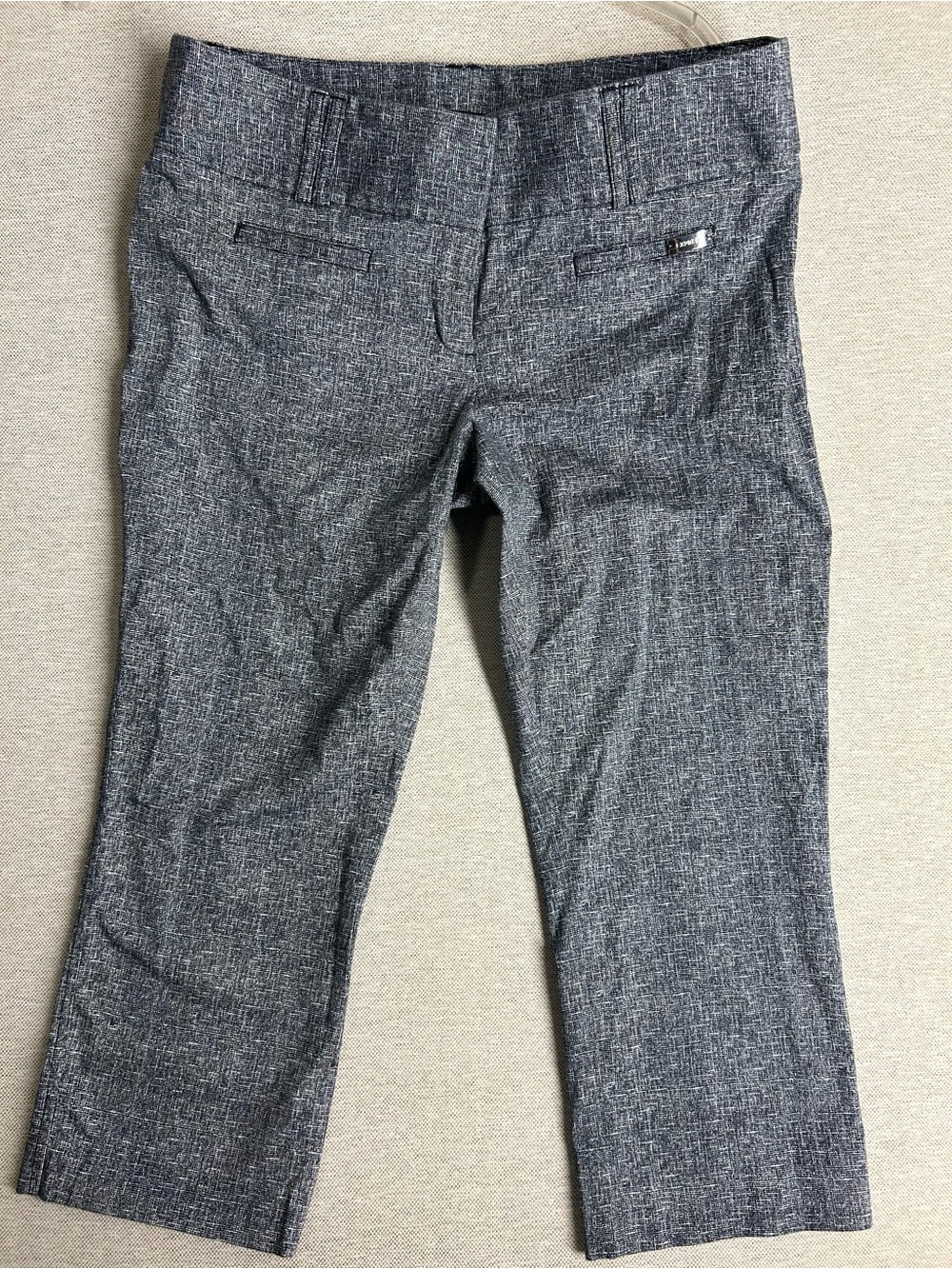Express Men’s Gray Textured Dress Pants - Charcoal Heather